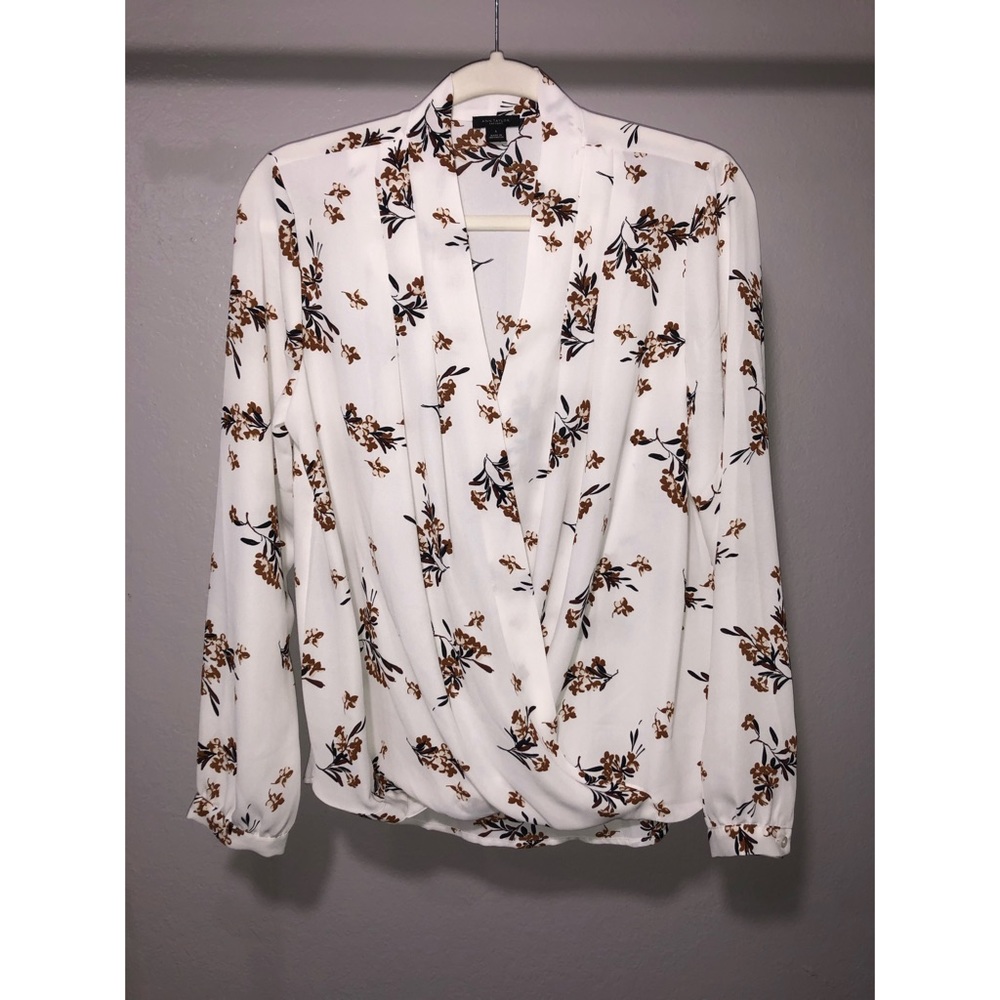 Floral Wrap Top